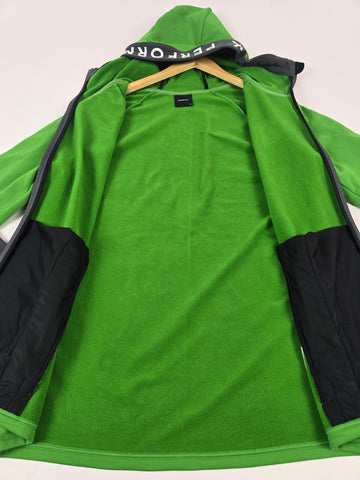 Peak Performance Fleece Hoodie Green Rider Zip Men M