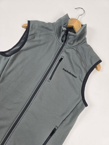 Peak Performance Fleece bodywarmer Grey Chill light Men M