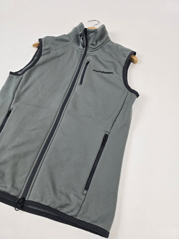 Peak Performance Fleece bodywarmer Grey Chill light Men M