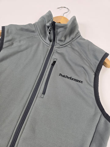 Peak Performance Fleece bodywarmer Grey Chill light Men M