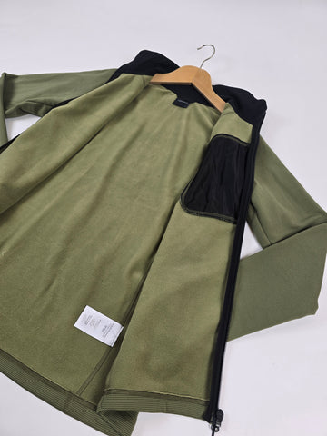 Peak Performance Fleece Zip Army Green Waitara Men M