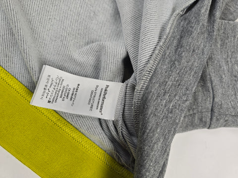 Peak Performance Trui Grijs Geel Structurec Men M