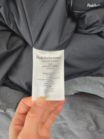 Peak Performance Skibroek Scoot Pants Grijs Dames XS