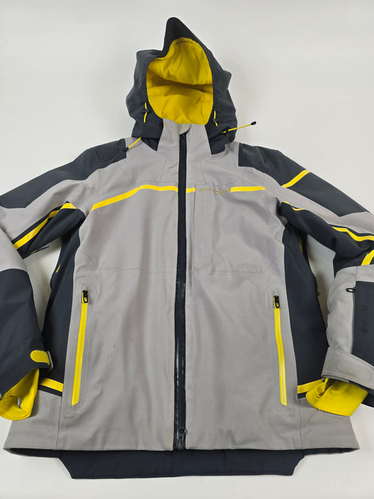 Spyder Goretex Skijas Geel Grijs Heren S