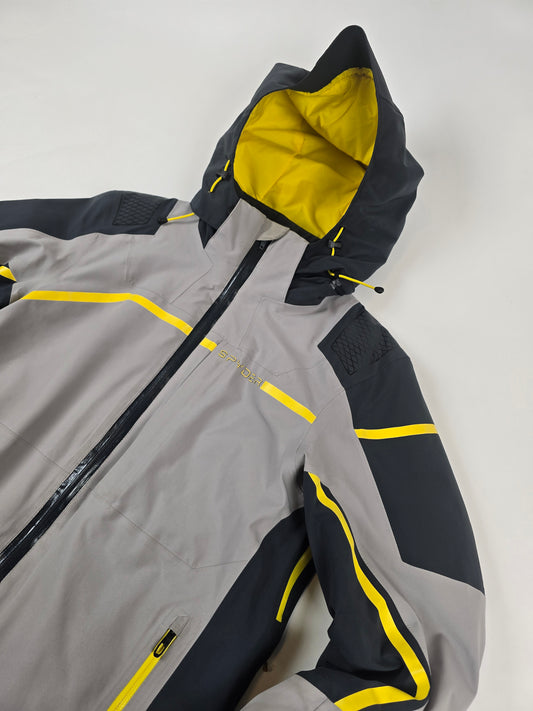 Spyder Goretex Skijas Geel Grijs Heren S