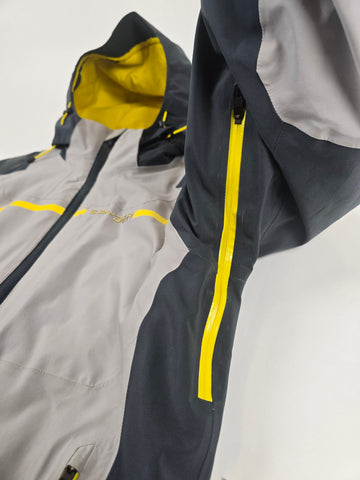 Spyder Goretex Skijas Geel Grijs Heren S