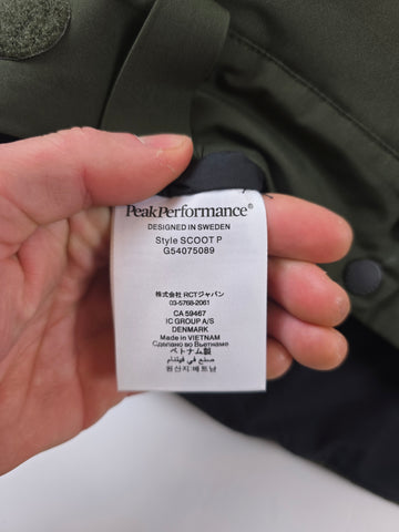 Peak Performance Scoot Pants Army Green Heren M