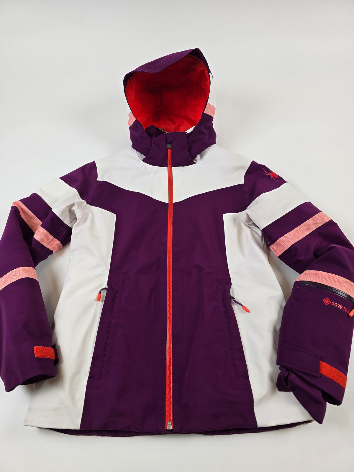 Spyder Captivate GTX Skijacket Purple White Dames M