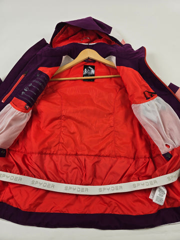 Spyder Captivate GTX Skijacket Purple White Dames M