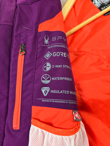Spyder Captivate GTX Skijacket Purple White Dames M
