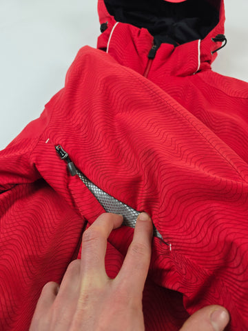 Kjus Ski Set Rood Zwart Aanbieding Dames M