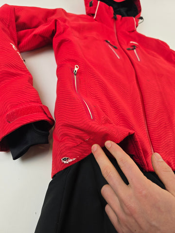 Kjus Ski Set Rood Zwart Aanbieding Dames M