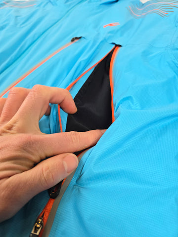 Kjus Dermizax Ski Jas Lichtblauw Heren 50 M