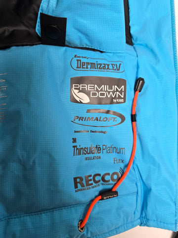 Kjus Dermizax Ski Jas Lichtblauw Heren 50 M