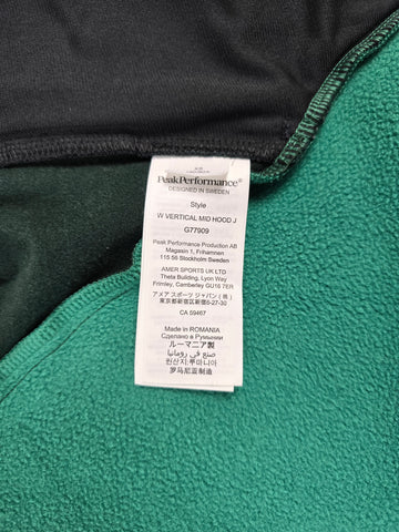 Peak Performance Vertical Mid Hood Groen Dames XS