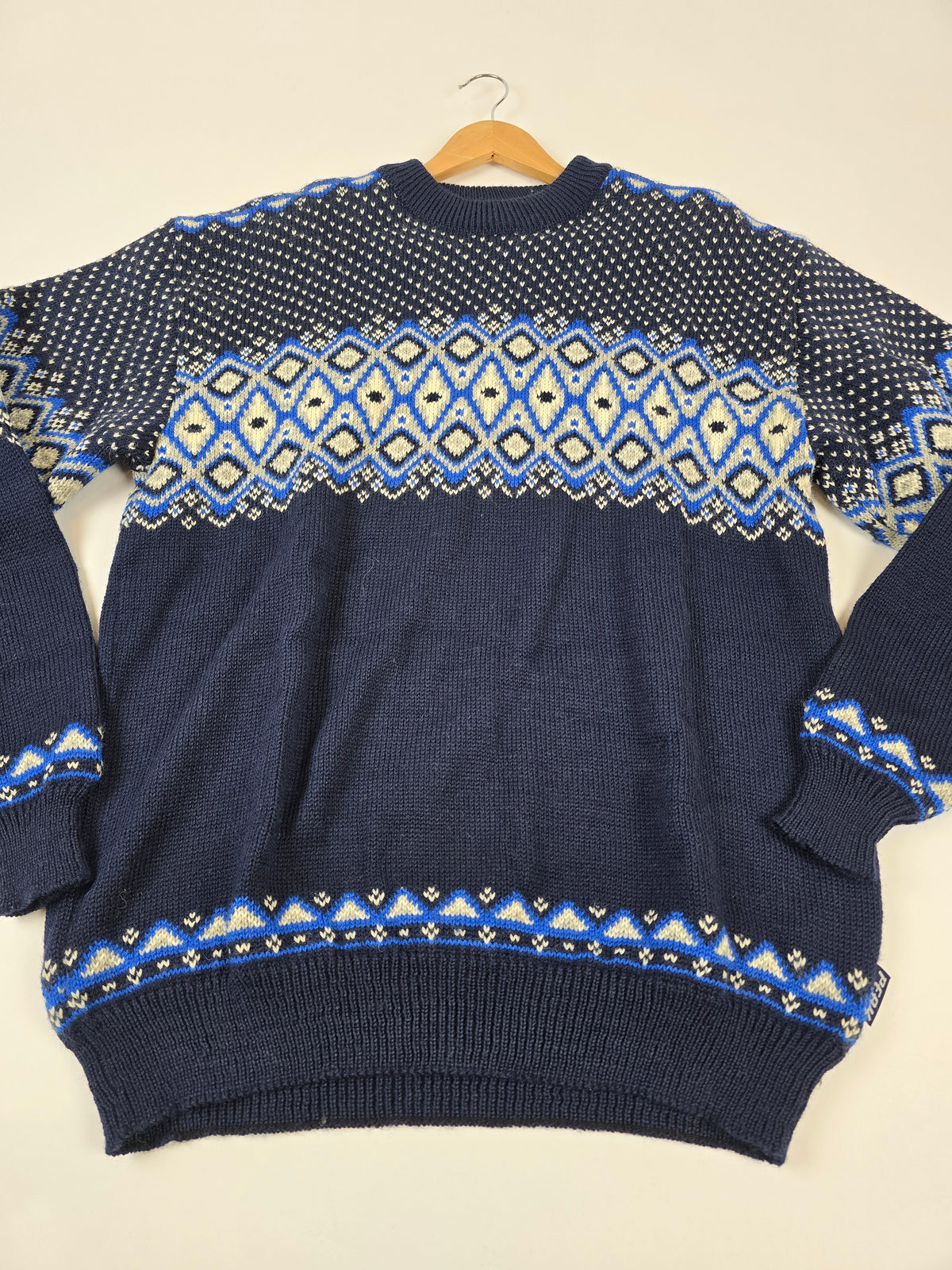 Peak Performance Trui Blauw 100% Wol Heren XL