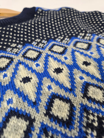 Peak Performance Trui Blauw 100% Wol Heren XL