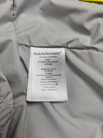 Peak Performance Frost Ski Jacket Geel Dames S