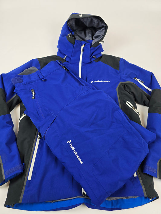 Peak Performance Maroon Blocked Ski Set Heren M