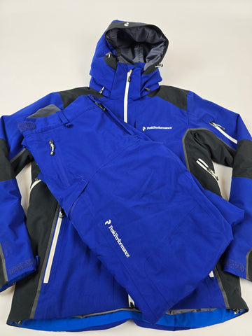 Peak Performance Maroon Blocked Ski Set Heren M