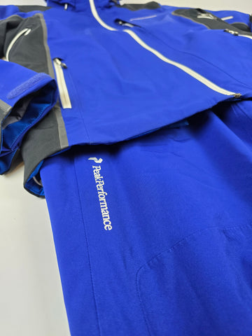 Peak Performance Maroon Blocked Ski Set Heren M