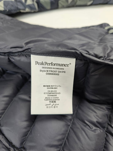 Peak Performance Frost Down Hooded Jacket Dames XS