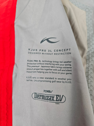 Kjus Regenjas Rood Heren M