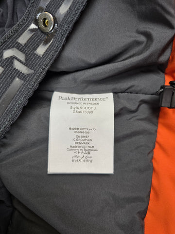 Peak Performance Scoot Jacket Oranje Zwart Dames S