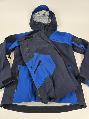 Peak Performance Gravity Hardshell Set Blue Navy Heren M