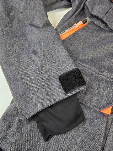 Superdry Ski Snowboard Jas Grijs Oranje Heren M