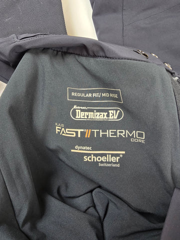 Kjus Formula Pants Skibroek Zwart regular fit Heren XS