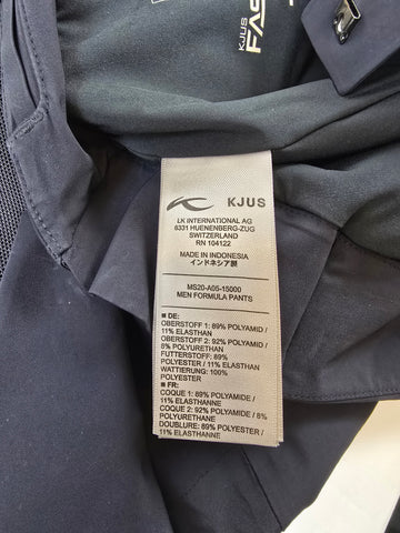 Kjus Formula Pants Skibroek Zwart regular fit Heren XS