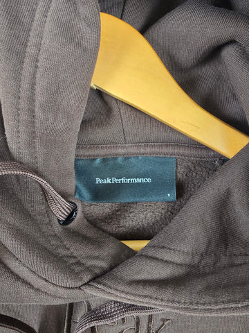 Peak Performance Original Hood Bruin Heren S