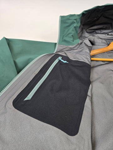 Kangri GTX Jacket Wmns Green Slate Size 16