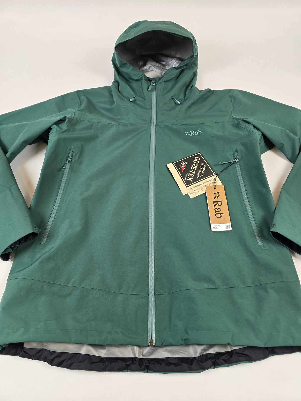 Namche GTX Jacket Wmns Green Slate Size 16