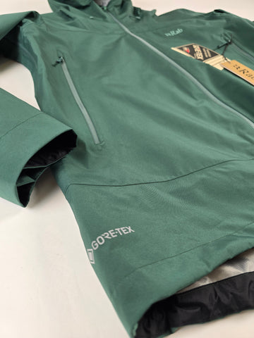 Namche GTX Jacket Wmns Green Slate Size 16