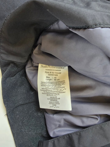 Peak Performance Supreme Goretex Skibroek Zwart Dames M