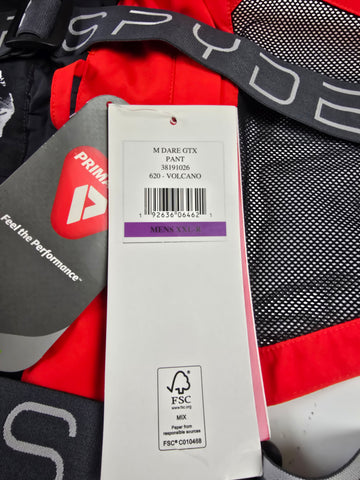 Spyder Dare Skibroek Goretex Nieuw Heren 2XL