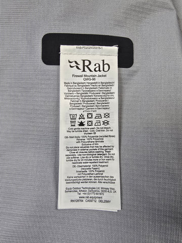 Rab Firewall Mountain jacket Tempest Blue Heren L