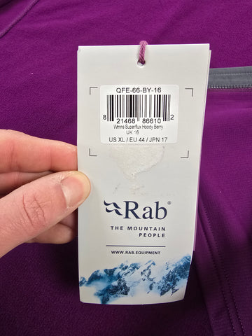Rab Superflux Hoody Berry Dames XL
