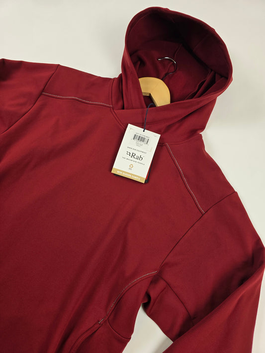 Rab Radian Hoody Oxblood Red Heren M