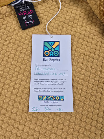 Rab Nexus Full Zip Geel Dames L