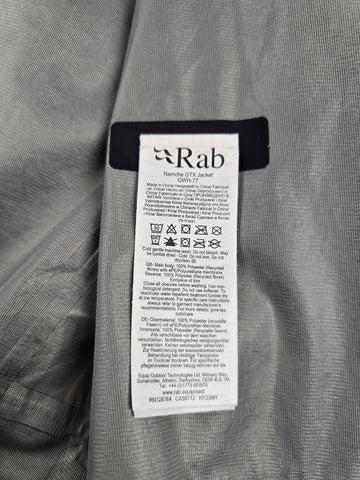 Rab Namche GTX Jacket Steel Grey Heren XL