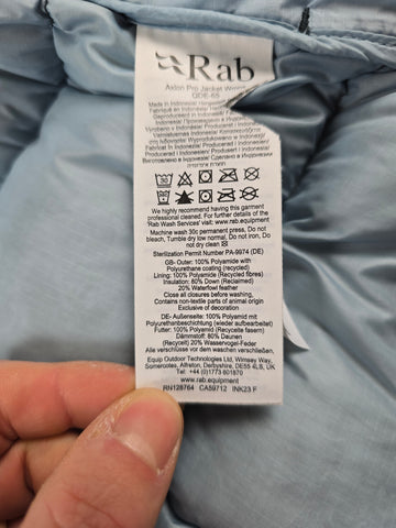 Rab Axion Pro Jacket Zwart Dames M