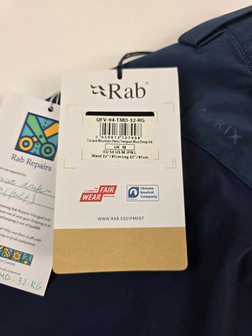 Torque Mountain Pants Tempest Blue Heren M