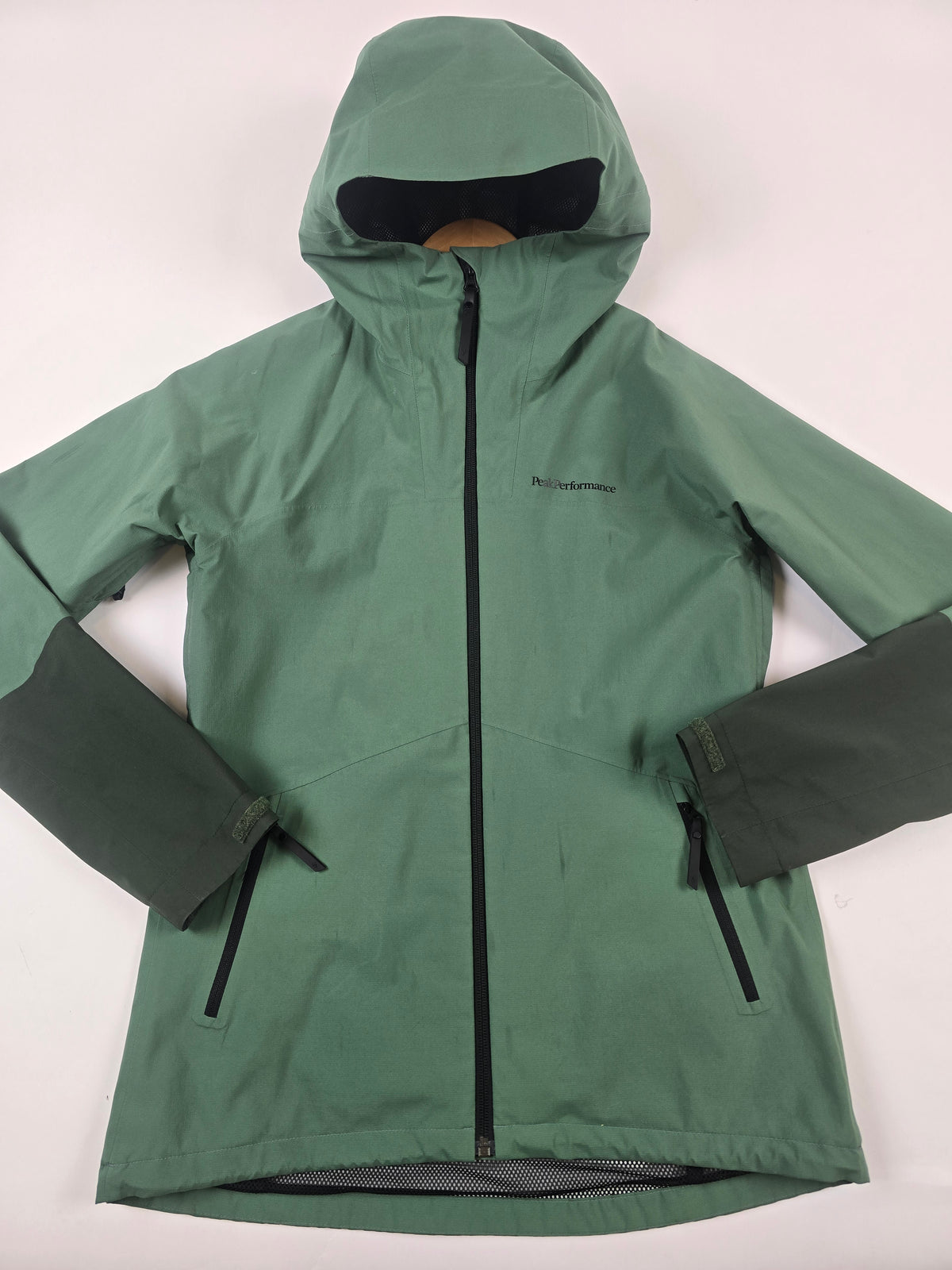 Peak Performance Regenjas Groen Dames S