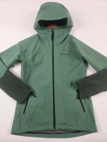 Peak Performance Regenjas Groen Dames S