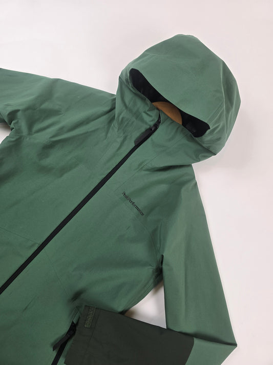 Peak Performance Regenjas Groen Dames S