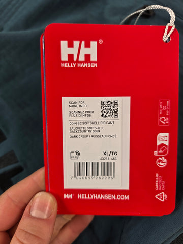 Helly Hansen Odin softshell bc dark creek skipak nieuw Heren Jas L broek XL