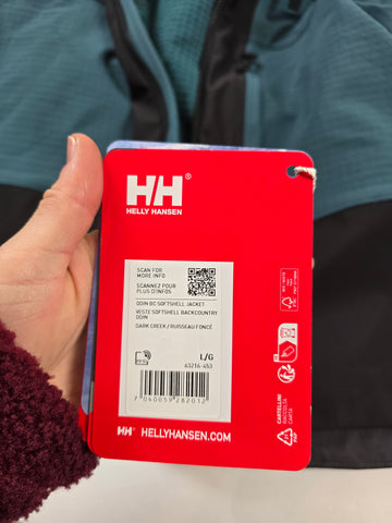 Helly Hansen Odin softshell bc dark creek skipak nieuw Heren Jas L broek XL